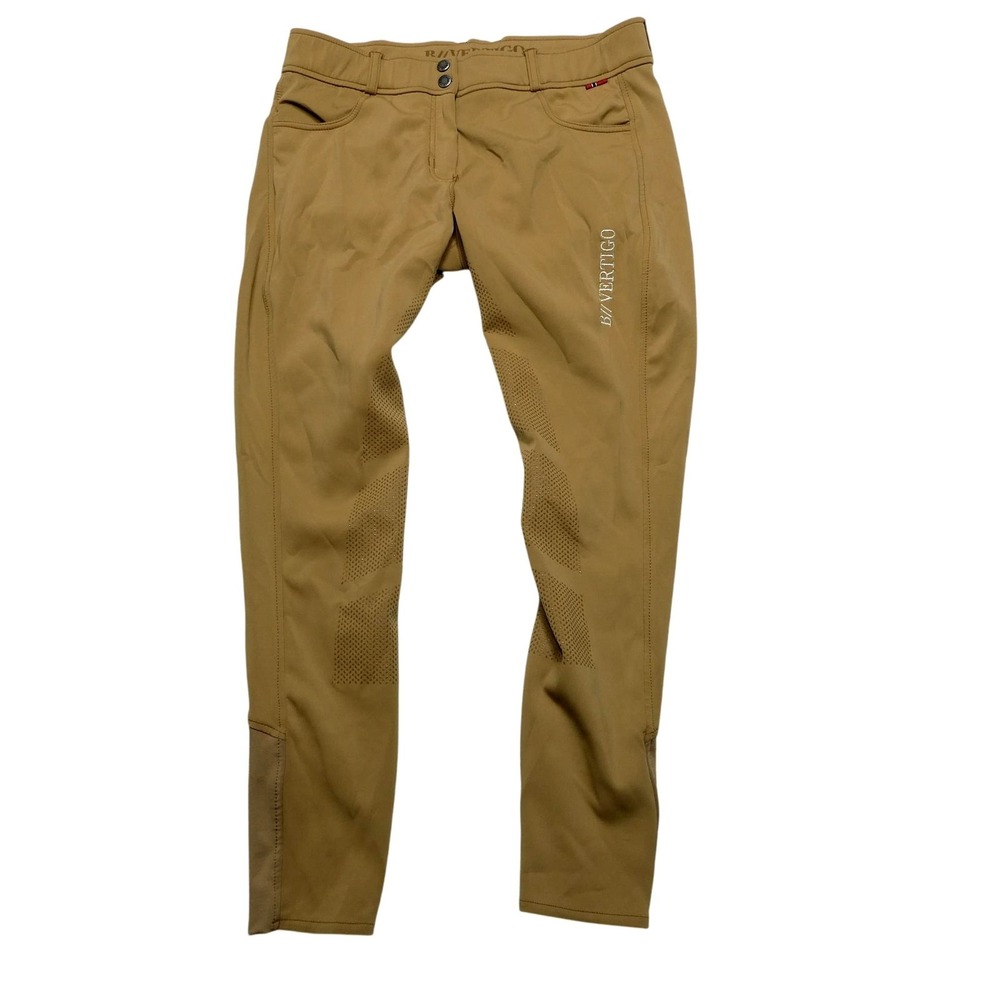 B/Vertigo Breeches Womens 32 Tan Full Seat Silicone Grip Riding Pants Equestrian